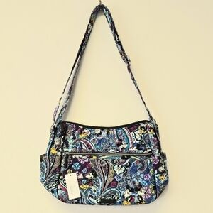 Vera Bradley Disney Large On the Go Crossbody Mickey's Paisley Celebration
